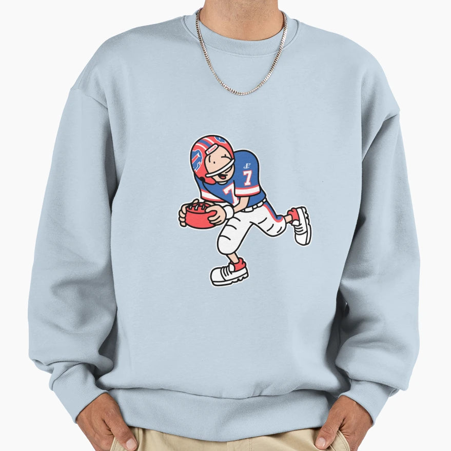 Bills Football Doug Sweatshirt - Aesthetic Graphic Men Women - T-Shirt, Sweatshirt, Hoodie