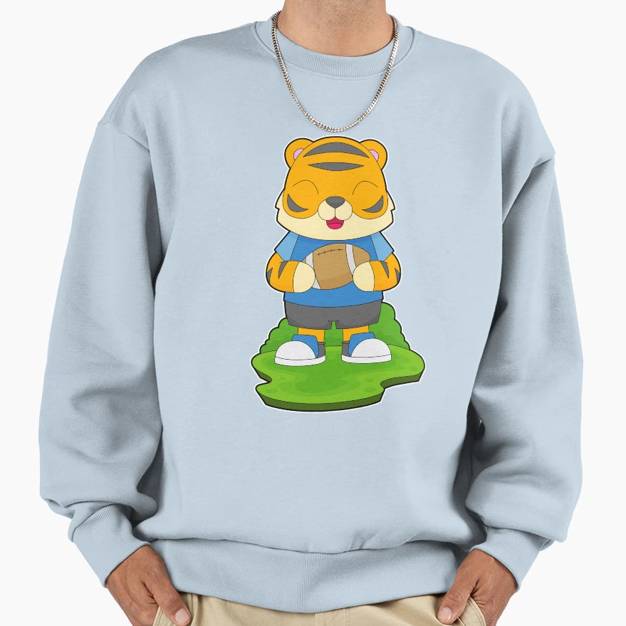 Tiger American Football Sports Sweatshirt - Streetwear Style Men Women - T-Shirt, Sweatshirt, Hoodie