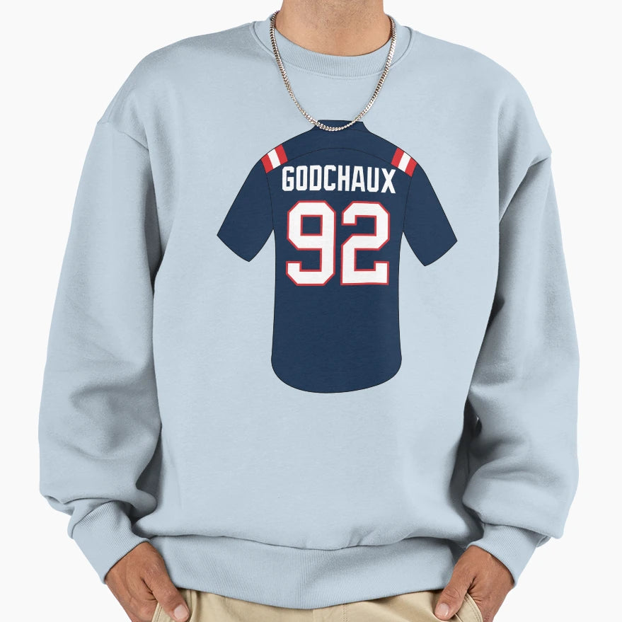 Davon Godchaux Jersey Number 92 Sweatshirt - Unique Graphic Unisex - T-Shirt, Sweatshirt, Hoodie