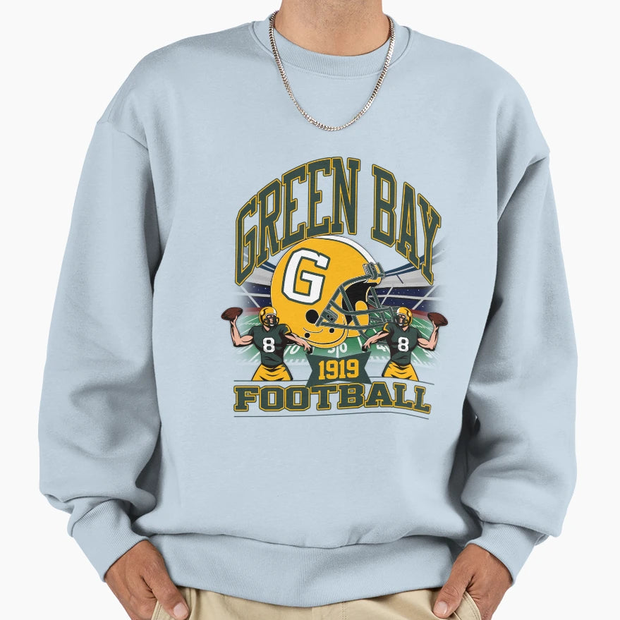 Green Bay Football Gridiron Legacy Sweatshirt - Casual Everyday Wear Unisex - T-Shirt, Sweatshirt, Hoodie