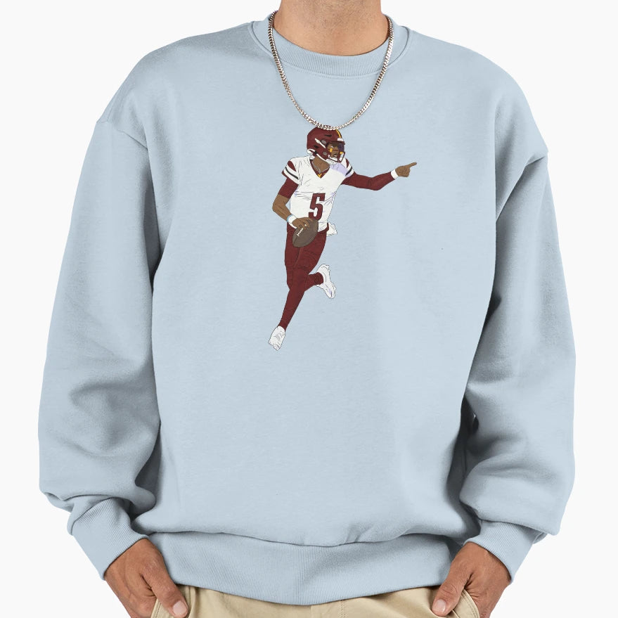 JD Celebrating Sweatshirt - Custom Art Print for Adults - T-Shirt, Sweatshirt, Hoodie
