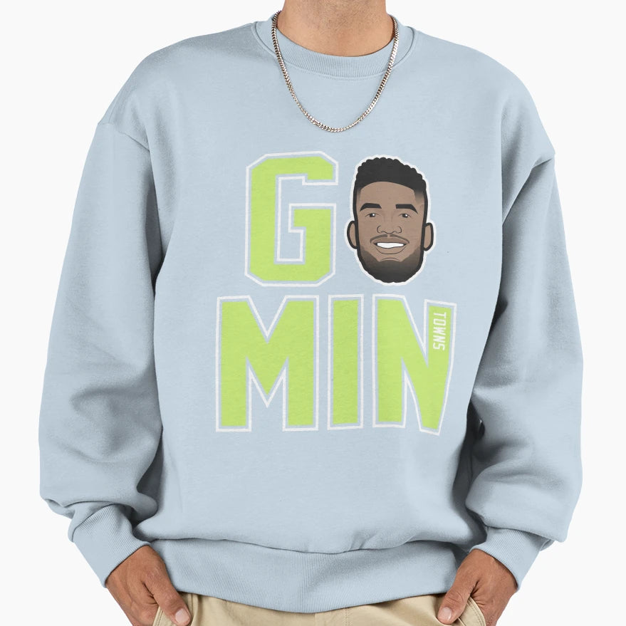 Karl Anthony Towns Go Min Sweatshirt - Graphic Print for Adults - T-Shirt, Sweatshirt, Hoodie