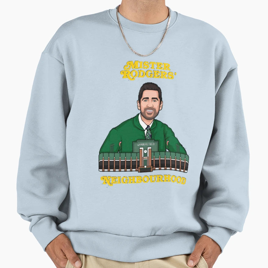 Green Bay Rodgers 12 Mr Rodgers Sweatshirt - Streetwear Style Men Women - T-Shirt, Sweatshirt, Hoodie