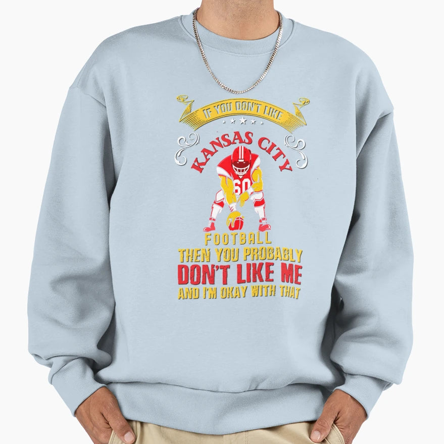 Kansas City Chiefs Football Sweatshirt - Aesthetic Graphic for Adults - T-Shirt, Sweatshirt, Hoodie