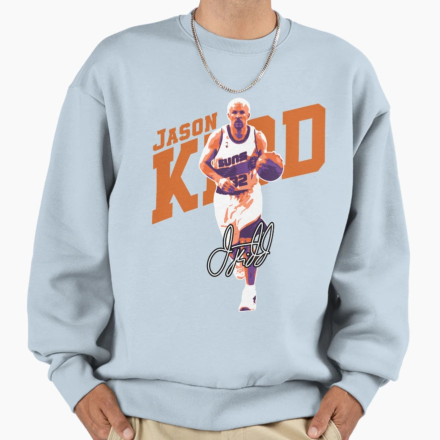 Jason Kidd Basketball Legend Signature Sweatshirt - Graphic Print Unisex - T-Shirt, Sweatshirt, Hoodie