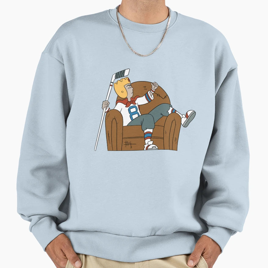 King Bob Recess Sweatshirt - Minimalist Print for Adults - T-Shirt, Sweatshirt, Hoodie