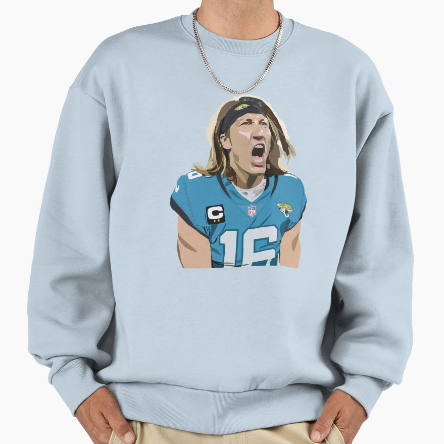 Trevor Lawrence Stats 16 Sweatshirt - Fun Novelty Design Unisex - T-Shirt, Sweatshirt, Hoodie