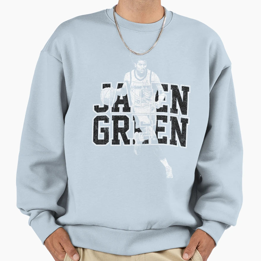 Jalen Green Sweatshirt - Custom Art Print Unisex - T-Shirt, Sweatshirt, Hoodie