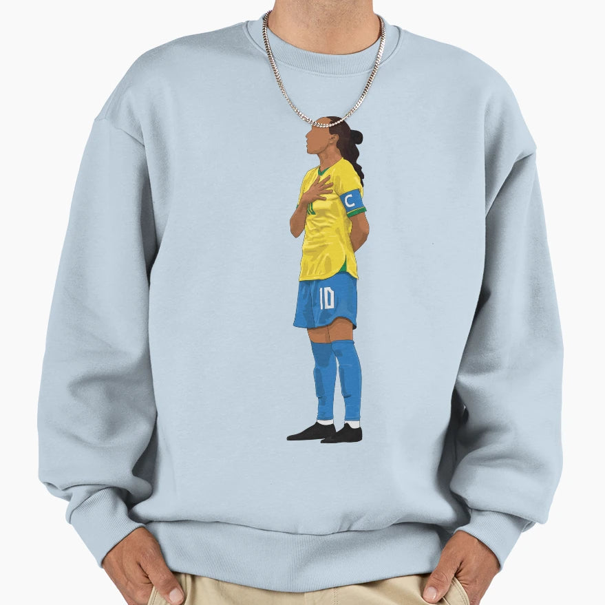 Female Soccer Player Hymn Sweatshirt - Fun Novelty Design for Adults - T-Shirt, Sweatshirt, Hoodie