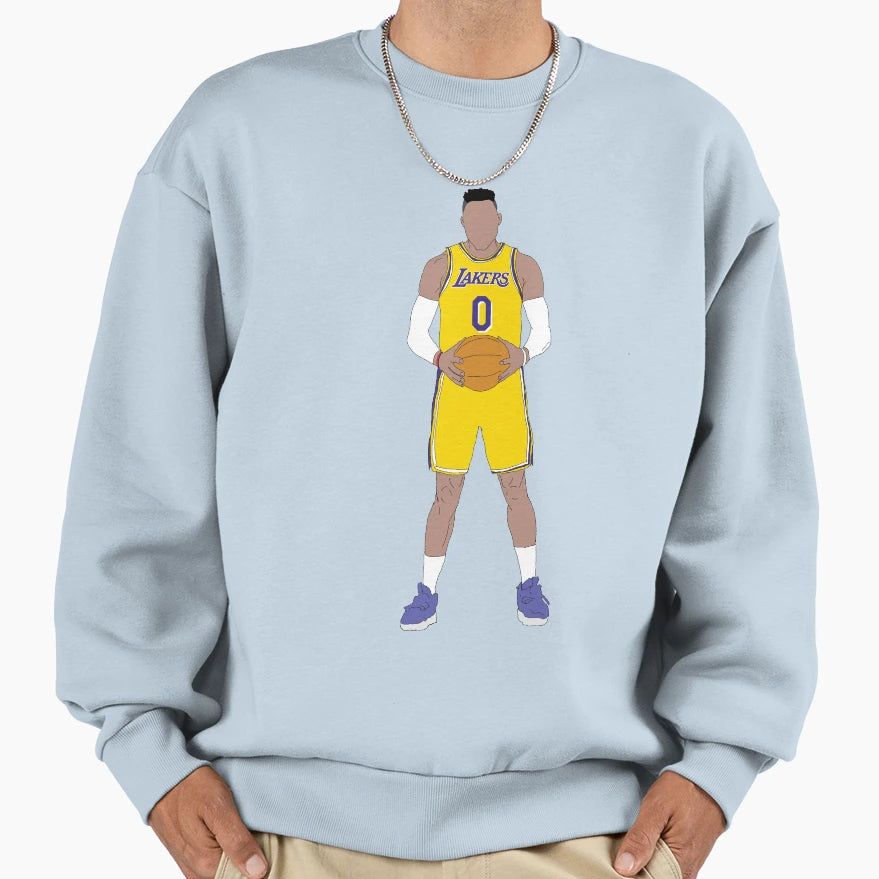 Brodie Russell Westbrook Basketball Sweatshirt - Custom Art Print Men Women - T-Shirt, Sweatshirt, Hoodie