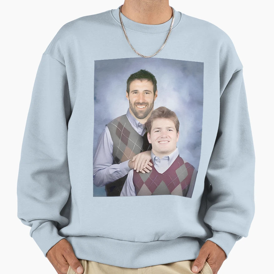 Vrabel Maye Step Brothers Football Sweatshirt - Custom Art Print Men Women - T-Shirt, Sweatshirt, Hoodie