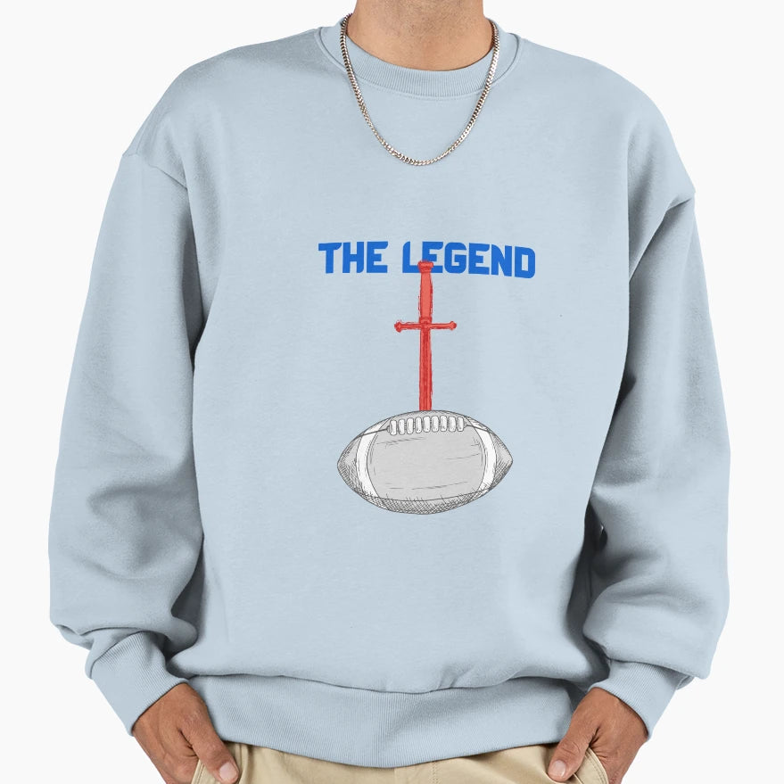 Legend Sword Superbowl Sweatshirt - Fun Novelty Design for Adults - T-Shirt, Sweatshirt, Hoodie