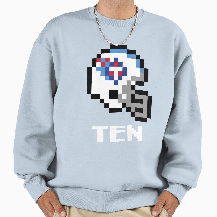 Tennessee Titans Tecmo Super Bowl Sweatshirt - Casual Everyday Wear Unisex - T-Shirt, Sweatshirt, Hoodie