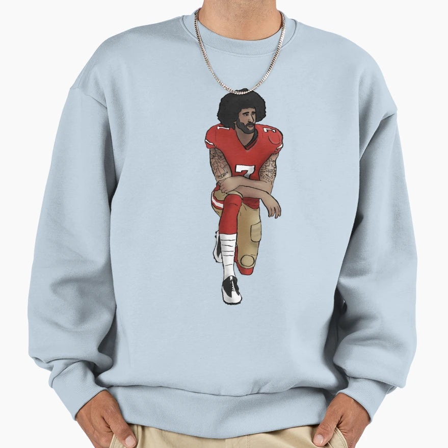 Colin Kaepernick Sweatshirt - Aesthetic Graphic Men Women - T-Shirt, Sweatshirt, Hoodie