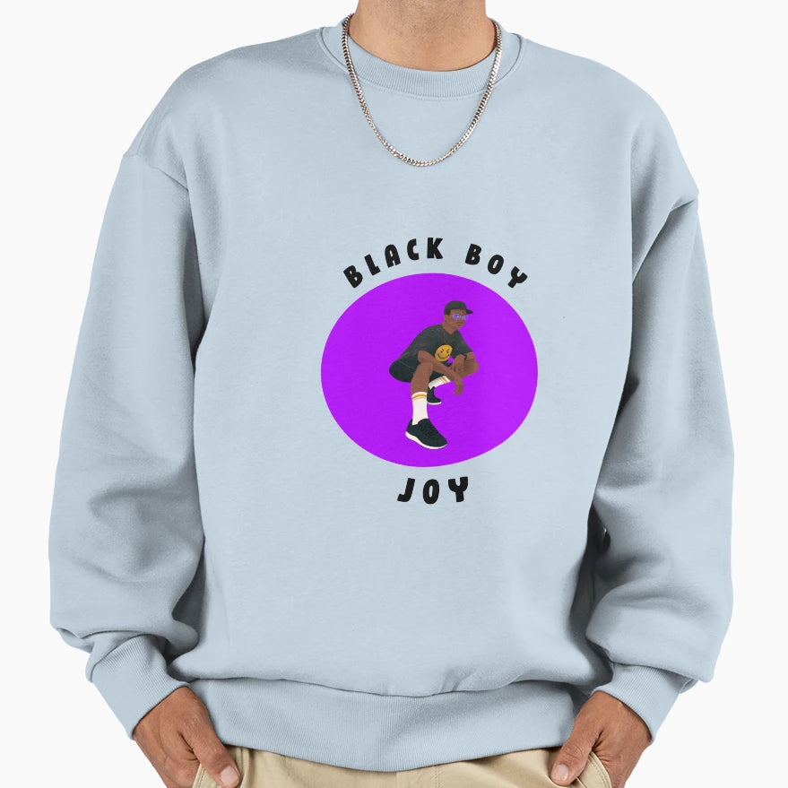Black Joy Sweatshirt - Unique Graphic for Adults - T-Shirt, Sweatshirt, Hoodie