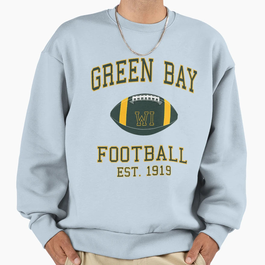 Art Green Bay Packers Sweatshirt - Trendy Graphic for Adults - T-Shirt, Sweatshirt, Hoodie