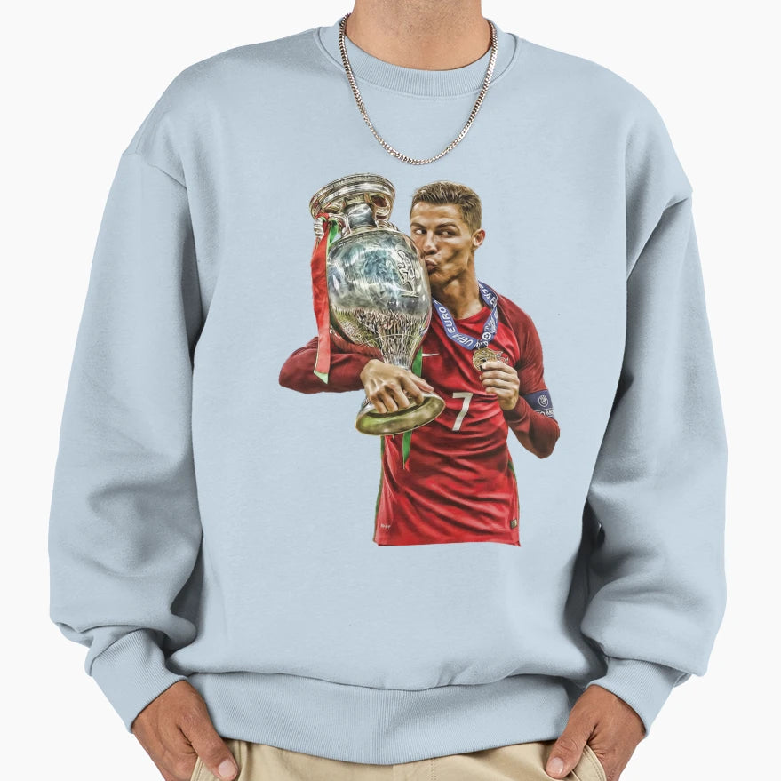 Cristiano Ronaldo Sweatshirt - Trendy Graphic for Adults - T-Shirt, Sweatshirt, Hoodie