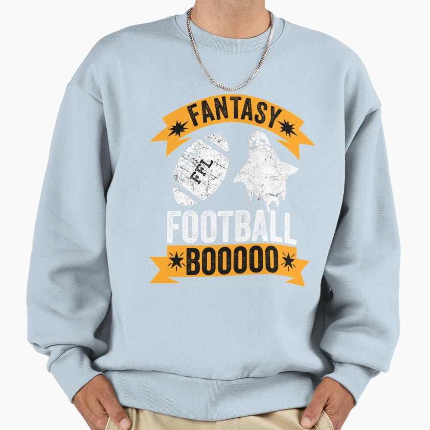 Fantasy Football Boo Halloween T-Shirt - Trendy Graphic Unisex - T-Shirt, Sweatshirt, Hoodie