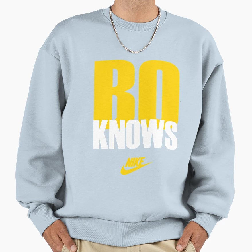 Knows Gold Text Logo Sweatshirt - Trendy Graphic for Adults - T-Shirt, Sweatshirt, Hoodie