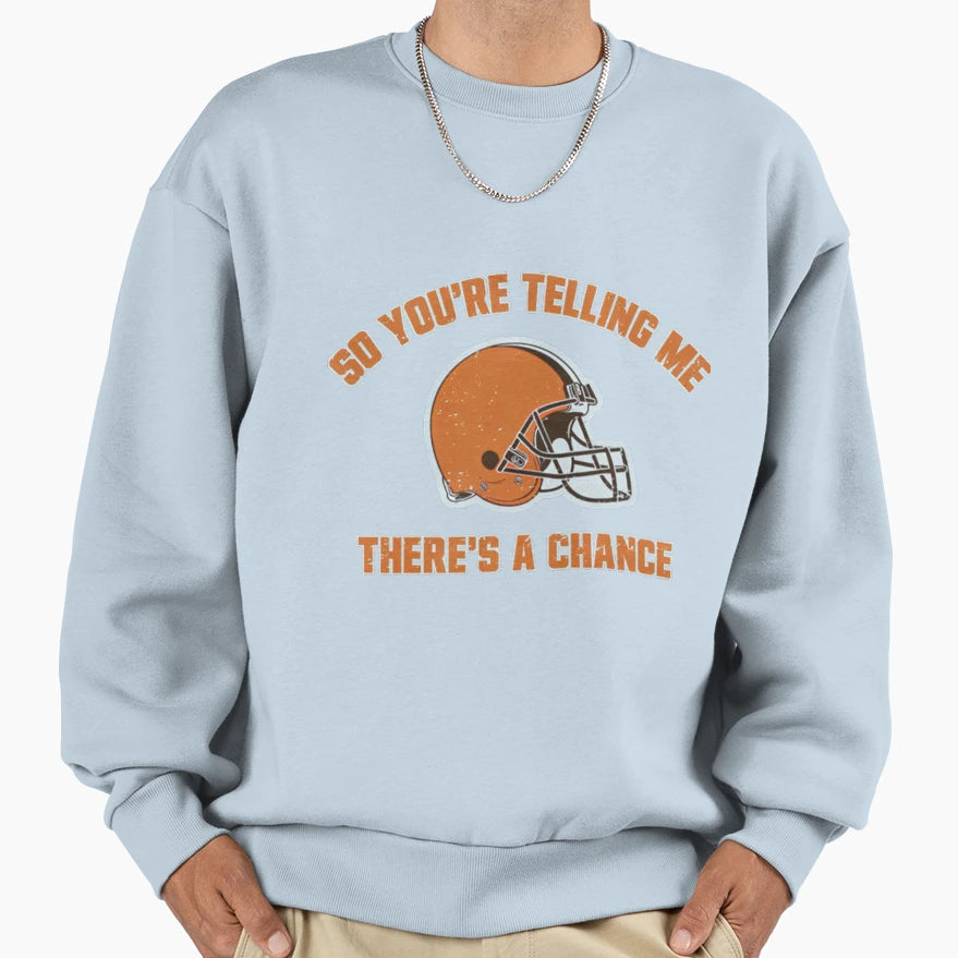 Art Cleveland Browns Sweatshirt - Minimalist Print for Adults - T-Shirt, Sweatshirt, Hoodie