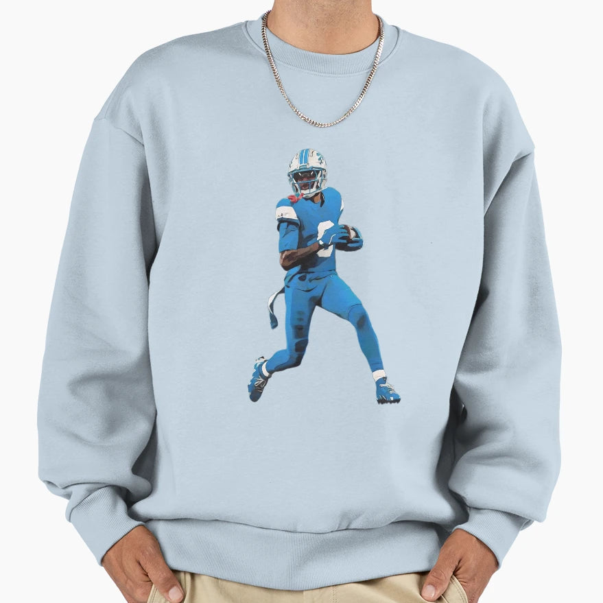 Jameson Williams Td Sweatshirt - Trendy Graphic for Adults - T-Shirt, Sweatshirt, Hoodie