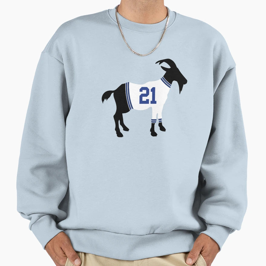 Ezekiel Elliott Goat Sweatshirt - Graphic Print Unisex - T-Shirt, Sweatshirt, Hoodie