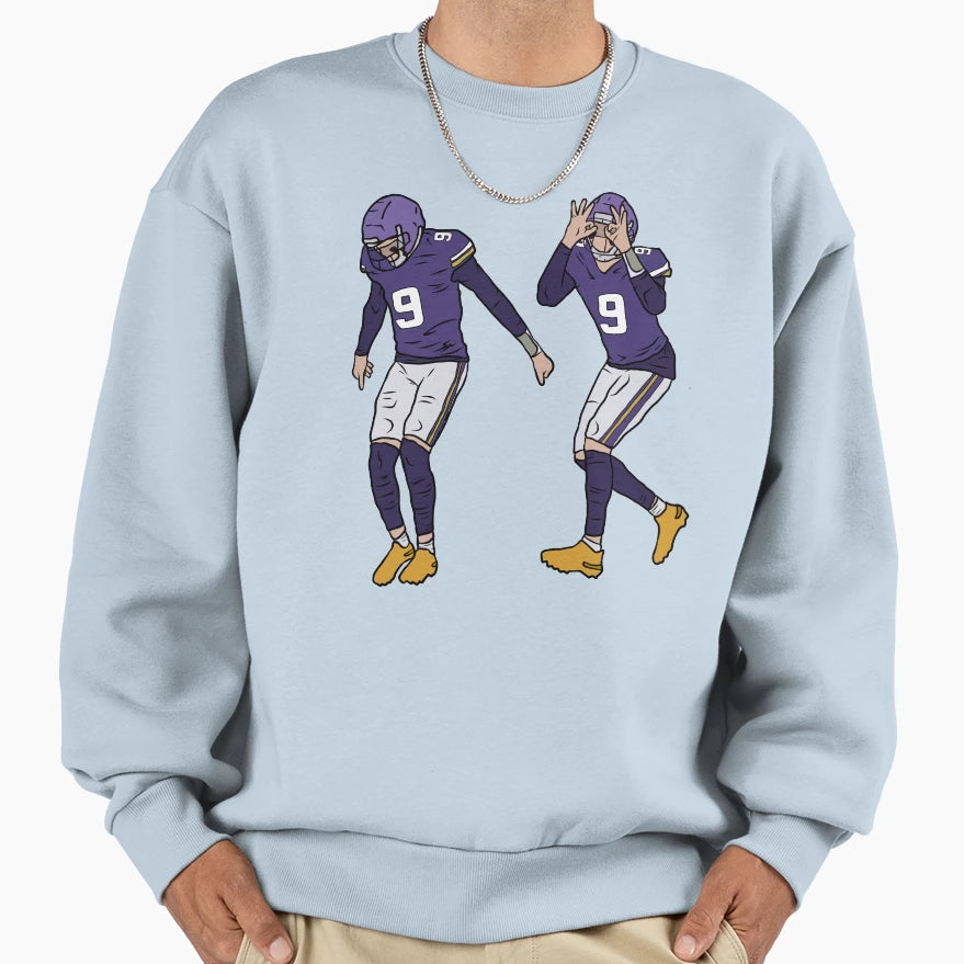 Jj Mccarthy Griddy Celebration Sweatshirt - Streetwear Style for Adults - T-Shirt, Sweatshirt, Hoodie