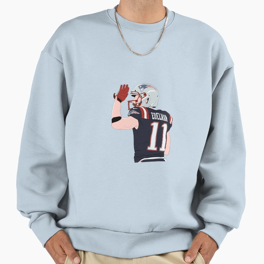 Julian Edelman Sweatshirt - Minimalist Print for Adults - T-Shirt, Sweatshirt, Hoodie