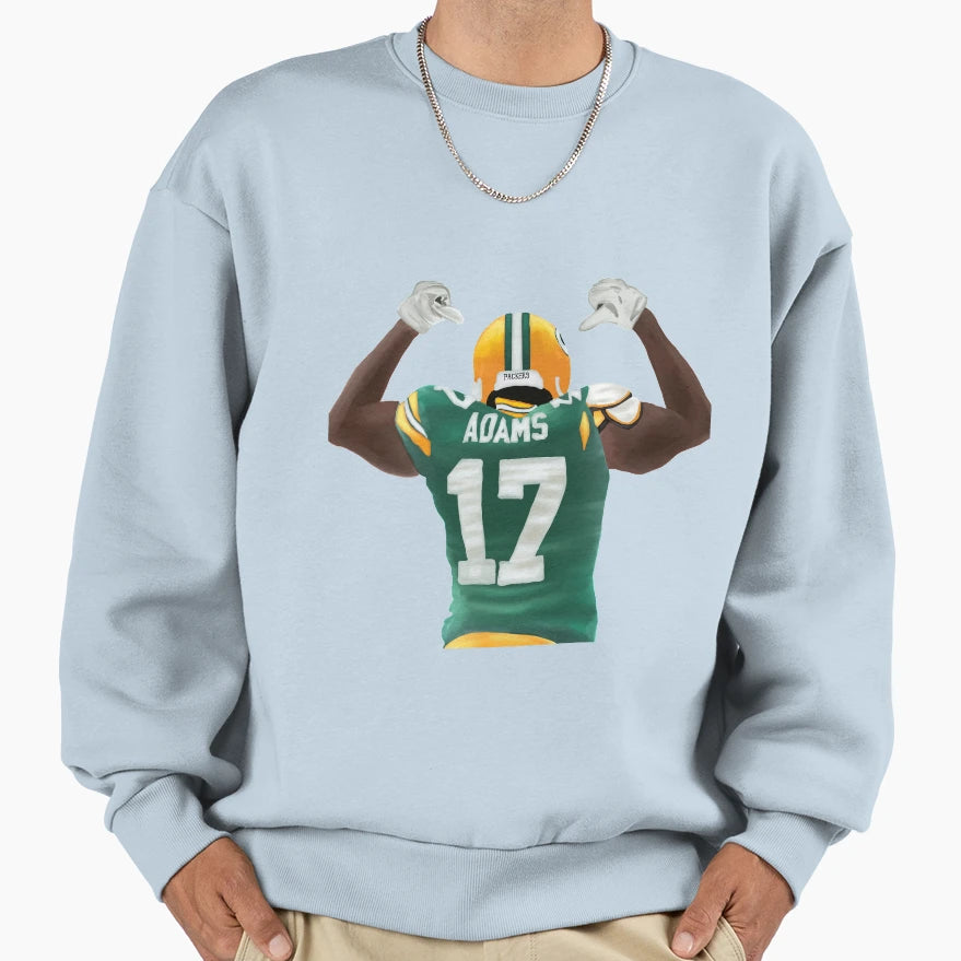 17 Adams Football Sweatshirt - Custom Art Print for Adults - T-Shirt, Sweatshirt, Hoodie