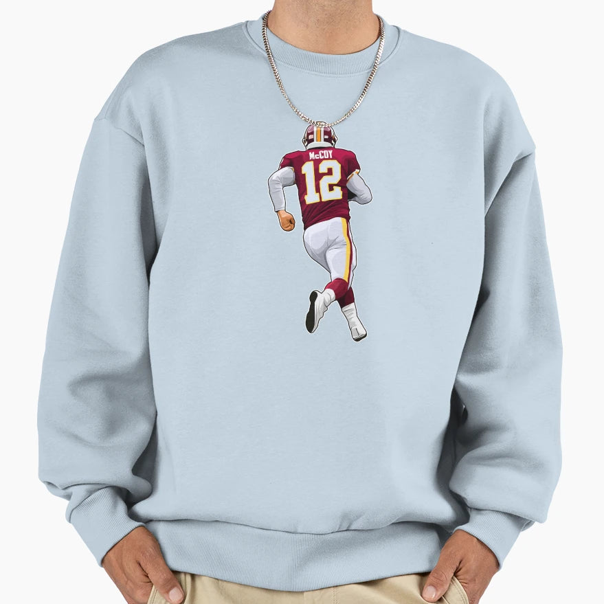 Colt Mccoy 12 Run Scrambles Run Sweatshirt - Casual Everyday Wear Unisex - T-Shirt, Sweatshirt, Hoodie