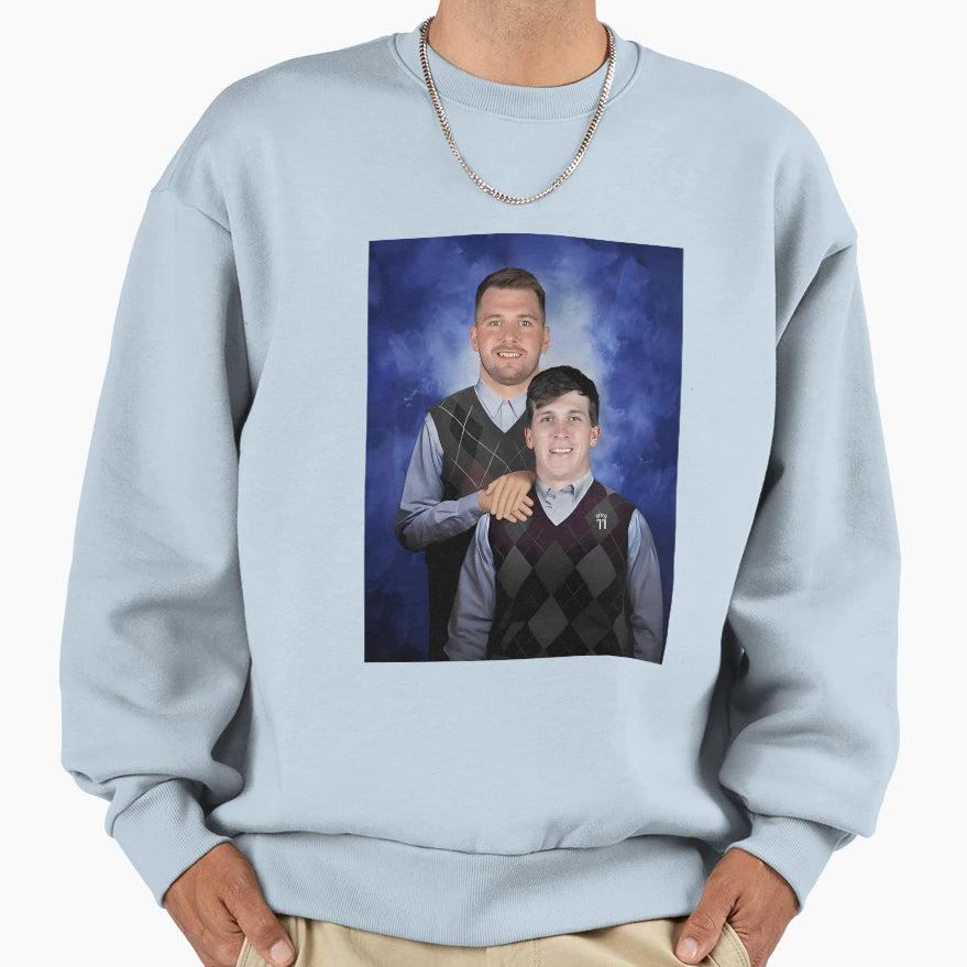 Austin Reaves Luka Doncic Step Brothers Sweatshirt - Unique Graphic Unisex - T-Shirt, Sweatshirt, Hoodie