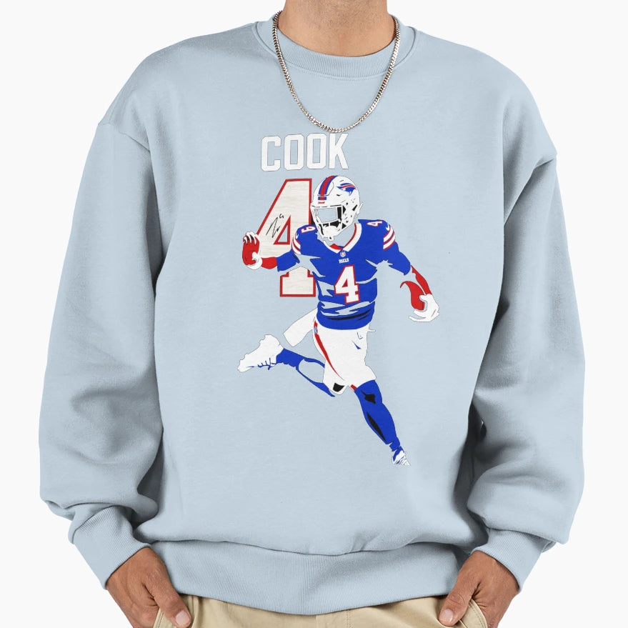 James Cook 4 Minimalist Football Sweatshirt - Streetwear Style for Adults - T-Shirt, Sweatshirt, Hoodie