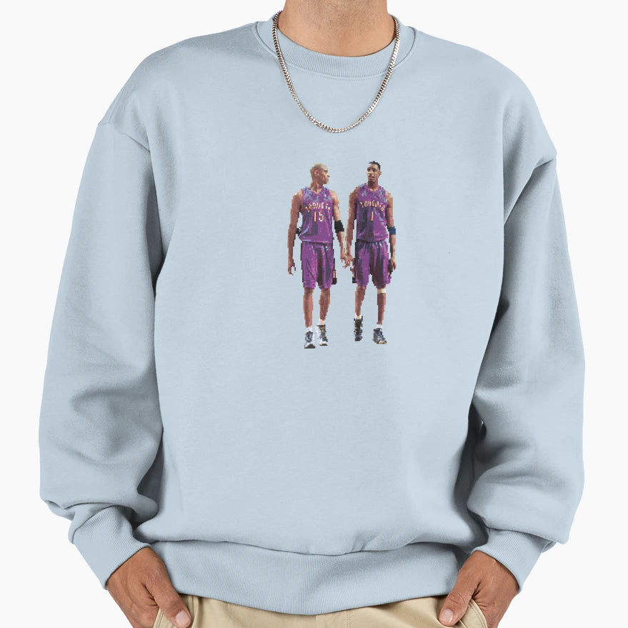 Vince Carter And Tracy Mcgrady Sweatshirt - Fun Novelty Design for Adults - T-Shirt, Sweatshirt, Hoodie