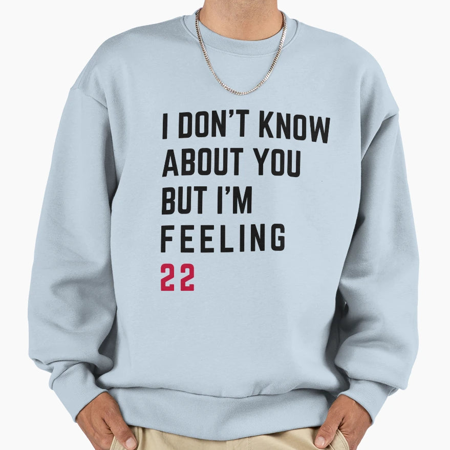 22 Red Birthday Sweatshirt - Streetwear Style Unisex - T-Shirt, Sweatshirt, Hoodie