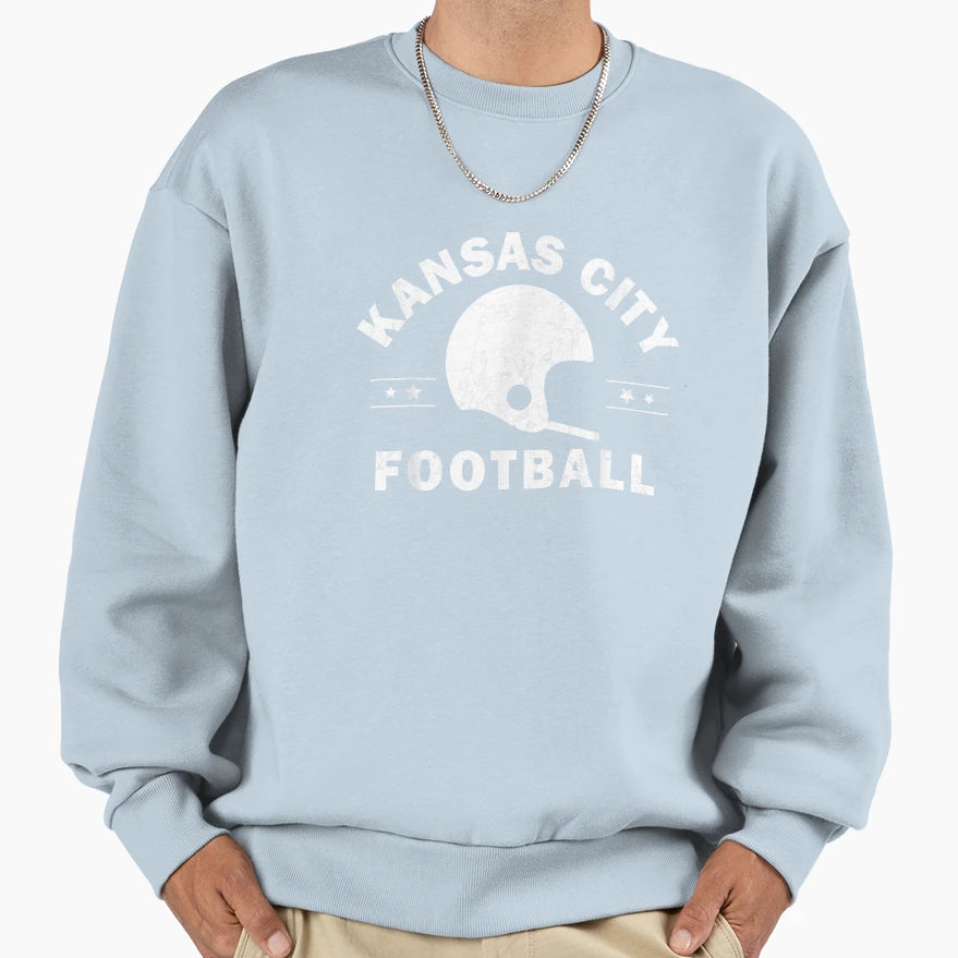 Kansas City Football Kc Sweatshirt - Fun Novelty Design for Adults - T-Shirt, Sweatshirt, Hoodie