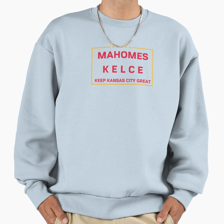 Keep Kansas City Great Sweatshirt - Casual Everyday Wear Men Women - T-Shirt, Sweatshirt, Hoodie