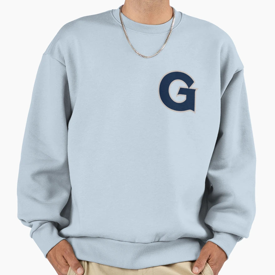 Georgetown Hoyas Baseball Sweatshirt - Custom Art Print for Adults - T-Shirt, Sweatshirt, Hoodie