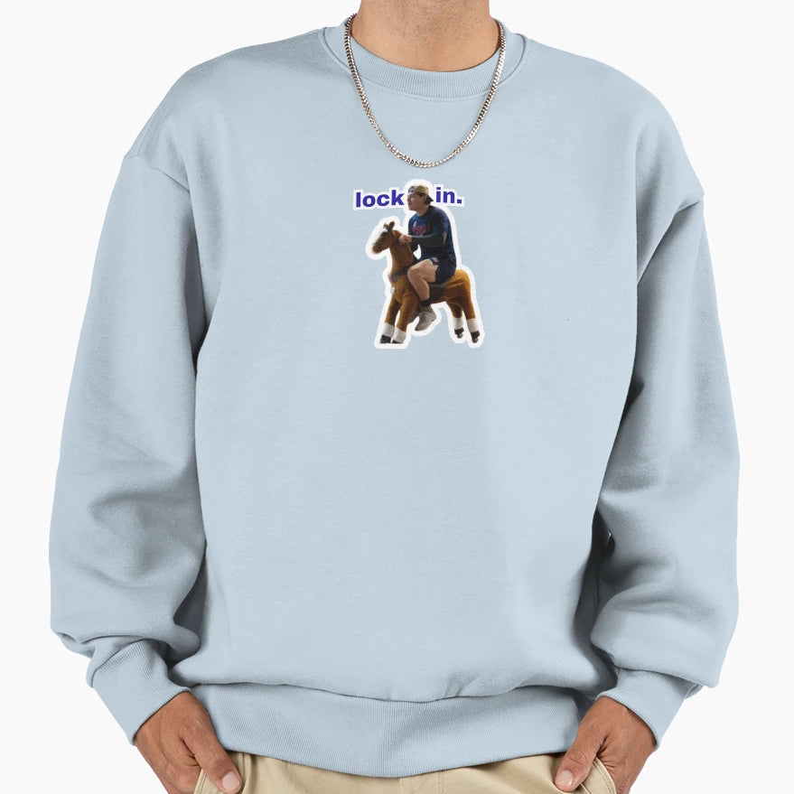 Cole Caufield Horse Lock Sweatshirt - Casual Everyday Wear Unisex - T-Shirt, Sweatshirt, Hoodie