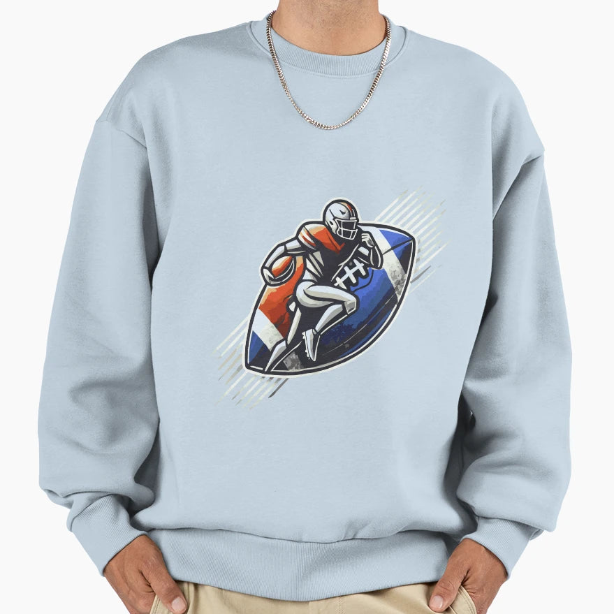 Football Season Football Game Sweatshirt - Trendy Graphic for Adults - T-Shirt, Sweatshirt, Hoodie
