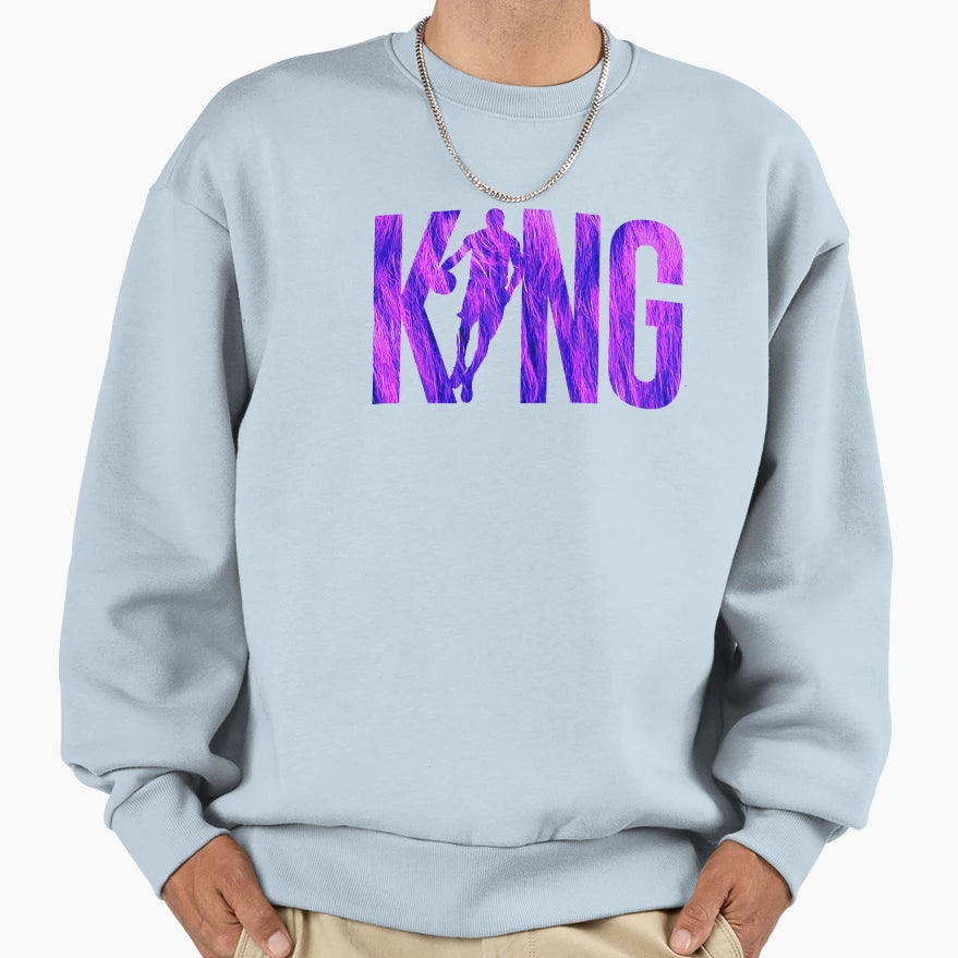 King Lebron Sweatshirt - Unique Graphic Men Women - T-Shirt, Sweatshirt, Hoodie