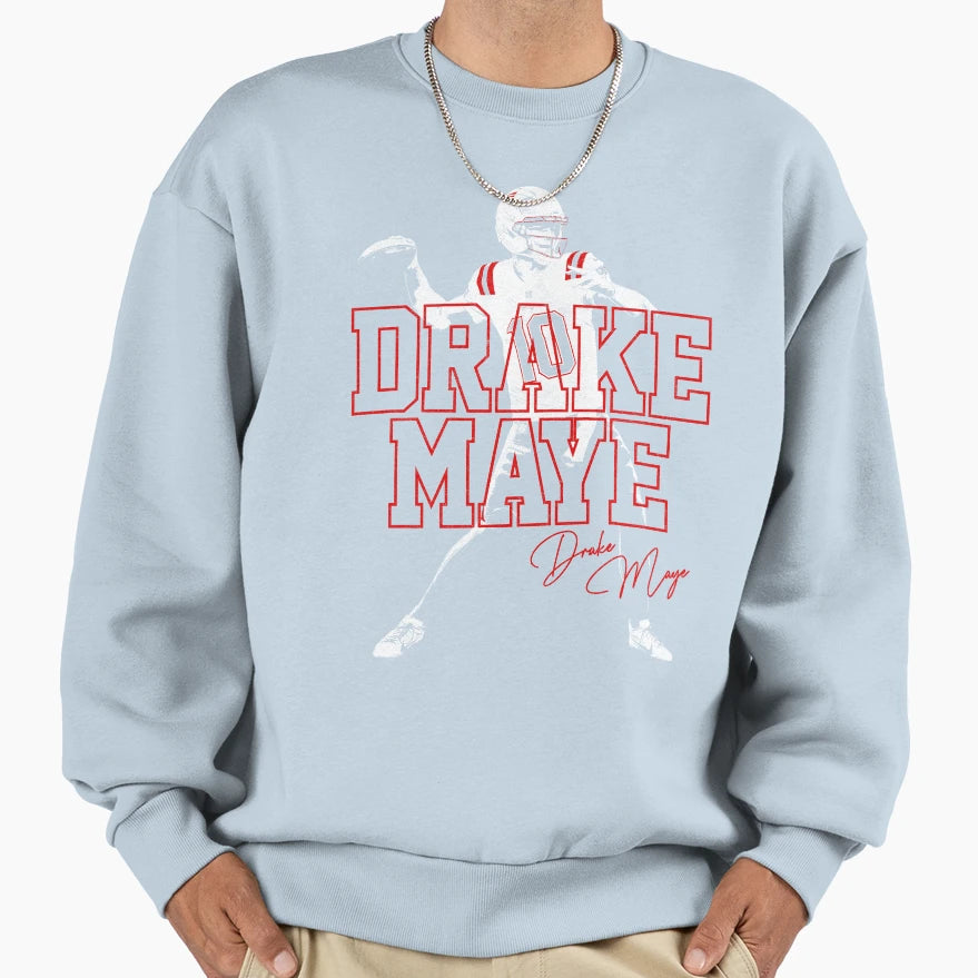 Drake Maye Sweatshirt - Trendy Graphic Unisex - T-Shirt, Sweatshirt, Hoodie