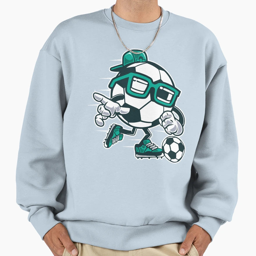 Street Football Soccer Street Sweatshirt - Aesthetic Graphic Men Women - T-Shirt, Sweatshirt, Hoodie