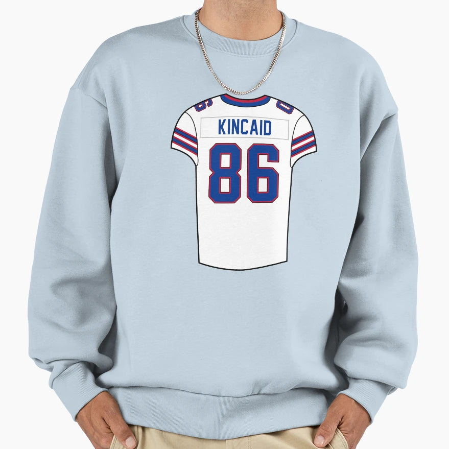 Dalton Kincaid Away Jersey Sweatshirt - Graphic Print for Adults - T-Shirt, Sweatshirt, Hoodie