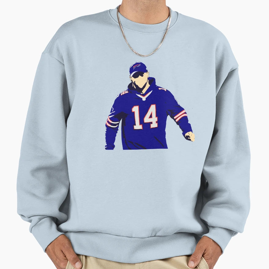 Goat Buffalo Sweatshirt - Minimalist Print for Adults - T-Shirt, Sweatshirt, Hoodie