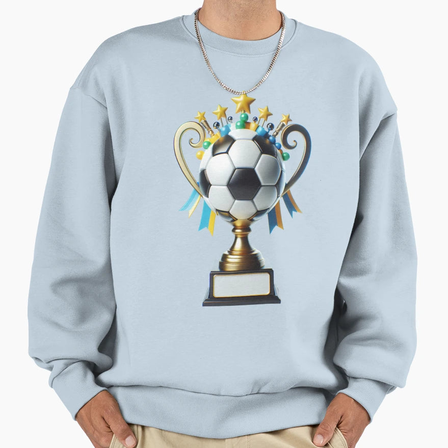 Football Trophy Stars Sweatshirt - Unique Graphic Unisex - T-Shirt, Sweatshirt, Hoodie