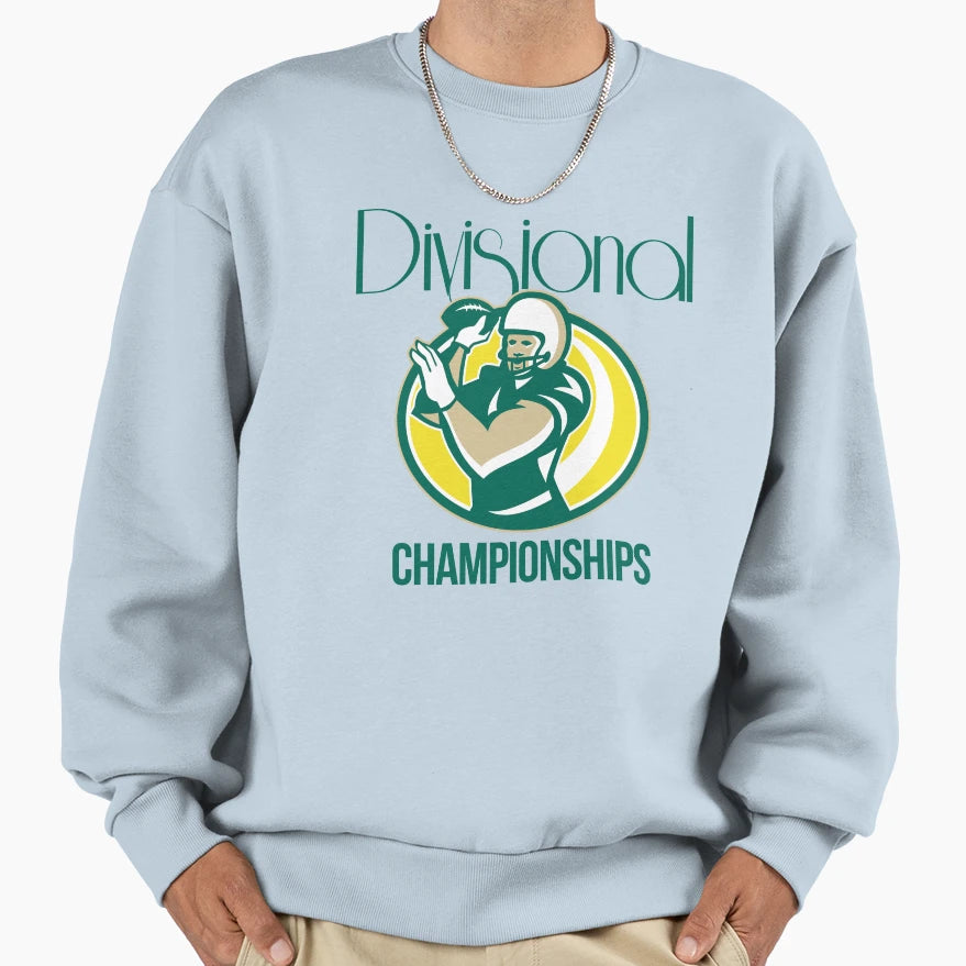 American Football Qb Divisional Sweatshirt - Minimalist Print Unisex - T-Shirt, Sweatshirt, Hoodie