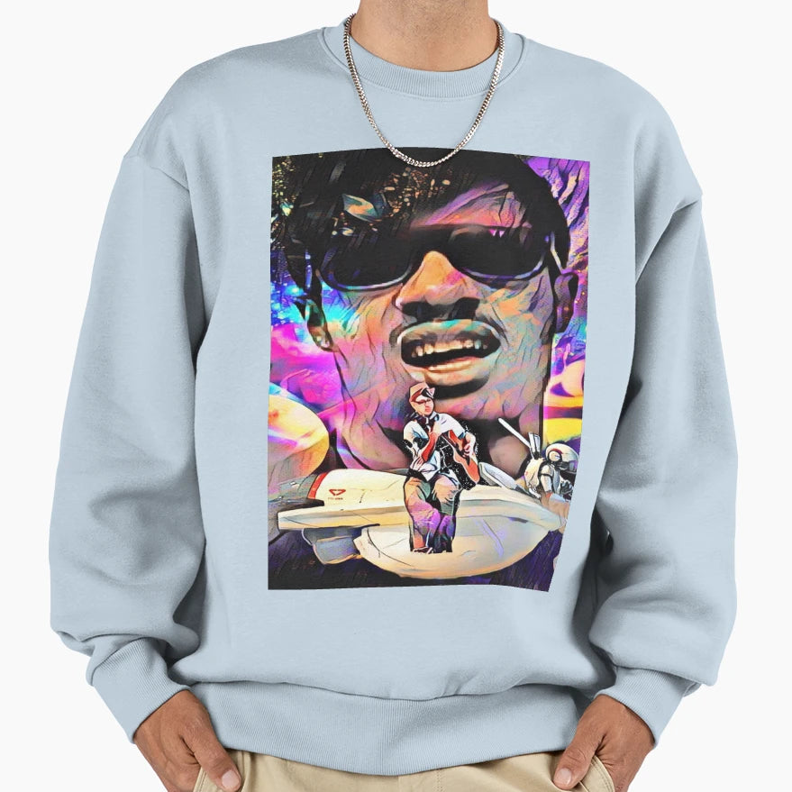 Jake Loves To Wonder About Space Sweatshirt - Custom Art Print Men Women - T-Shirt, Sweatshirt, Hoodie