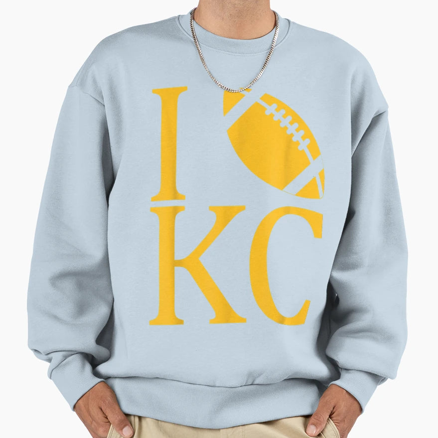 Sunday Funday I Love Kansas City Sweatshirt - Novelty Apparel Unisex - T-Shirt, Sweatshirt, Hoodie