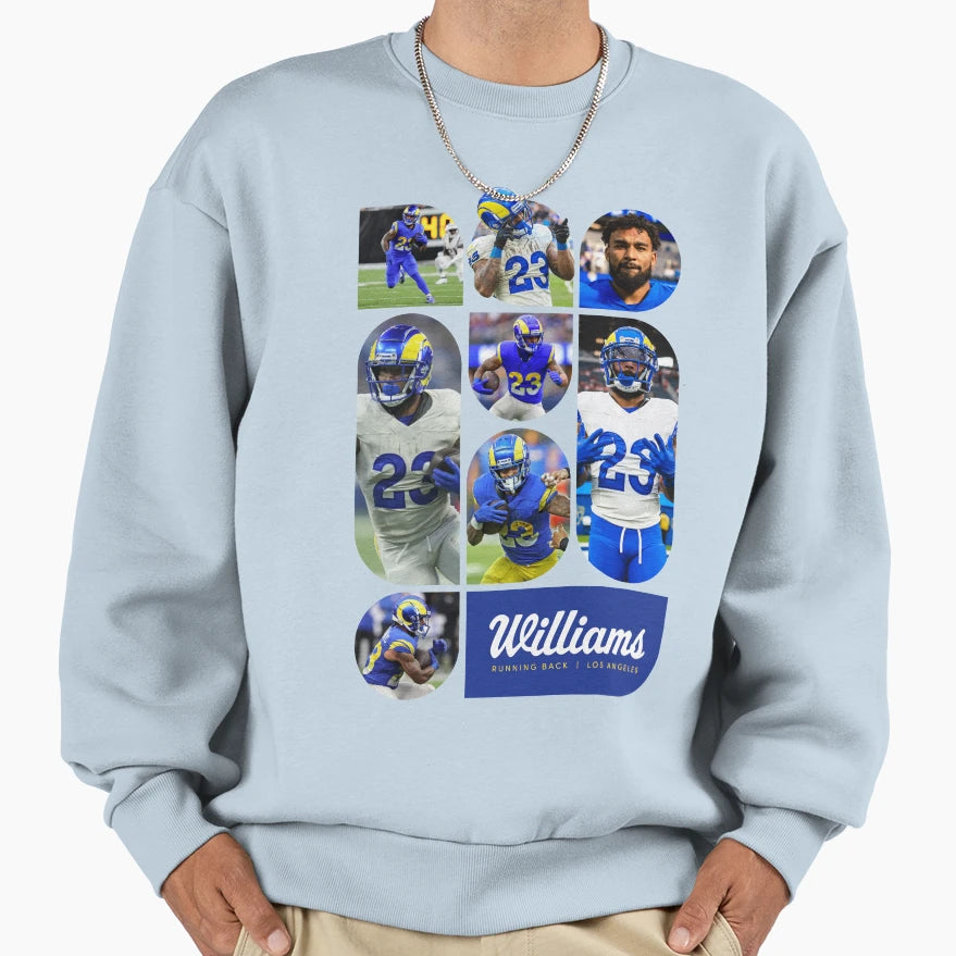 Williams Sweatshirt - Custom Art Print Men Women - T-Shirt, Sweatshirt, Hoodie