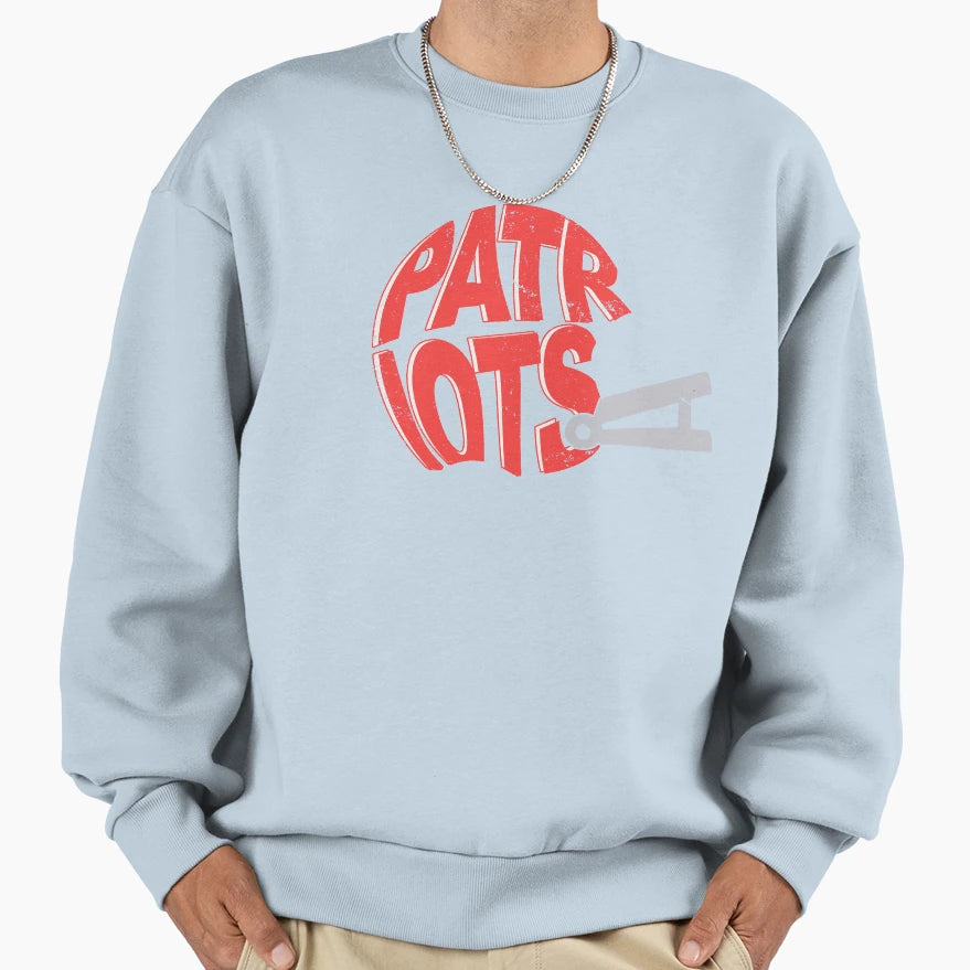 Pat Helmet Sweatshirt - Custom Art Print for Adults - T-Shirt, Sweatshirt, Hoodie